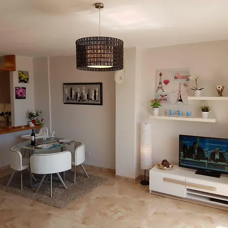 Semesterbostad Roque Del Conde 2 With Fantastic Sea Views, 2 Terraces, Pool, Wifi, Sat-tv, Dishwasher Costa Adeje (Tenerife)