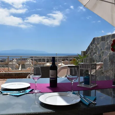 Roque Del Conde 2 With Fantastic Sea Views, 2 Terraces, Pool, Wifi, Sat-tv, Dishwasher Costa Adeje (Tenerife)