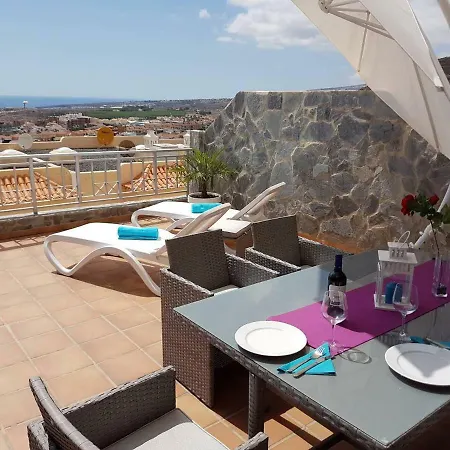 Roque Del Conde 2 With Fantastic Sea Views, 2 Terraces, Pool, Wifi, Sat-tv, Dishwasher Holiday home Costa Adeje (Tenerife)